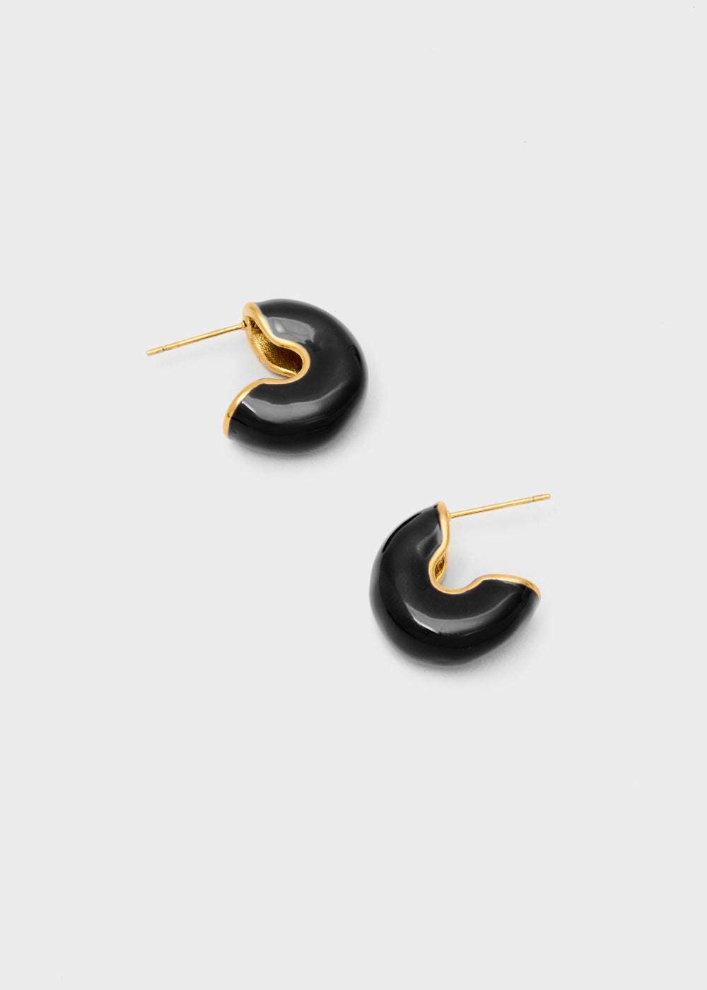 ORECCHINI SARA CERCHI ACC. INOS. NERO NALÍ