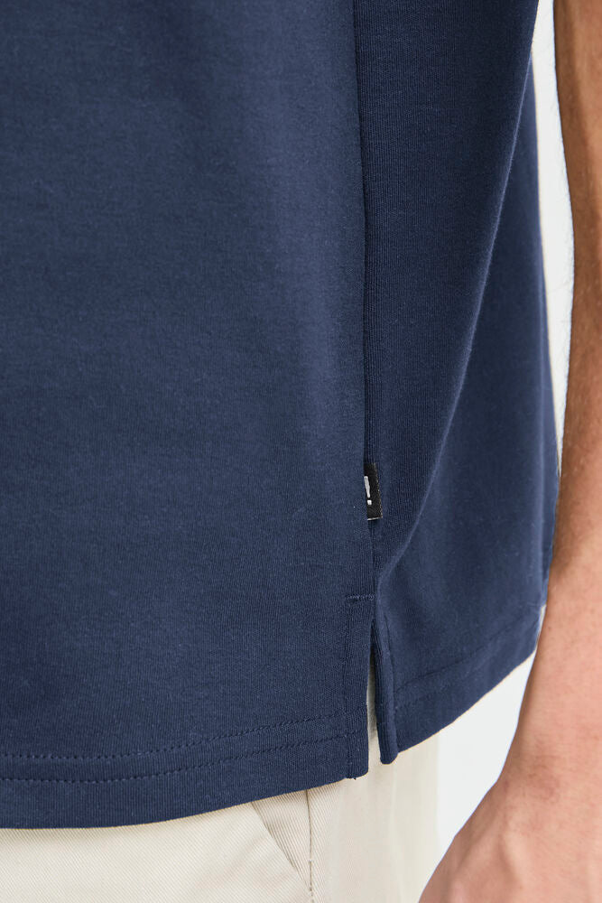 Polo SDOSWALD BLU MEZZA MANICA SOLID
