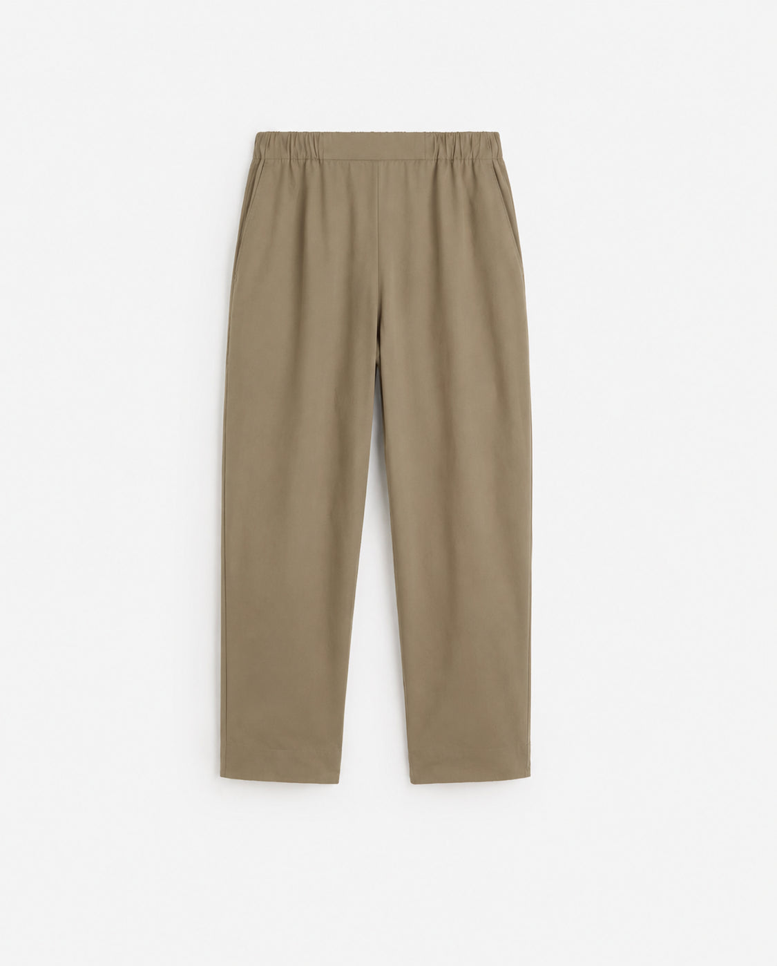 PANTALONI DRITTI IN POPELINE COLONIALE YERSE