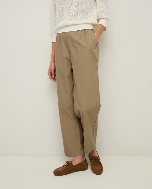 PANTALONI DRITTI IN POPELINE COLONIALE YERSE
