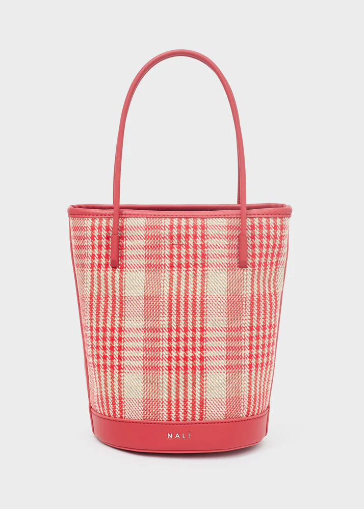 BORSA KASIA BUCKET A MANO ROSSO NALÌ