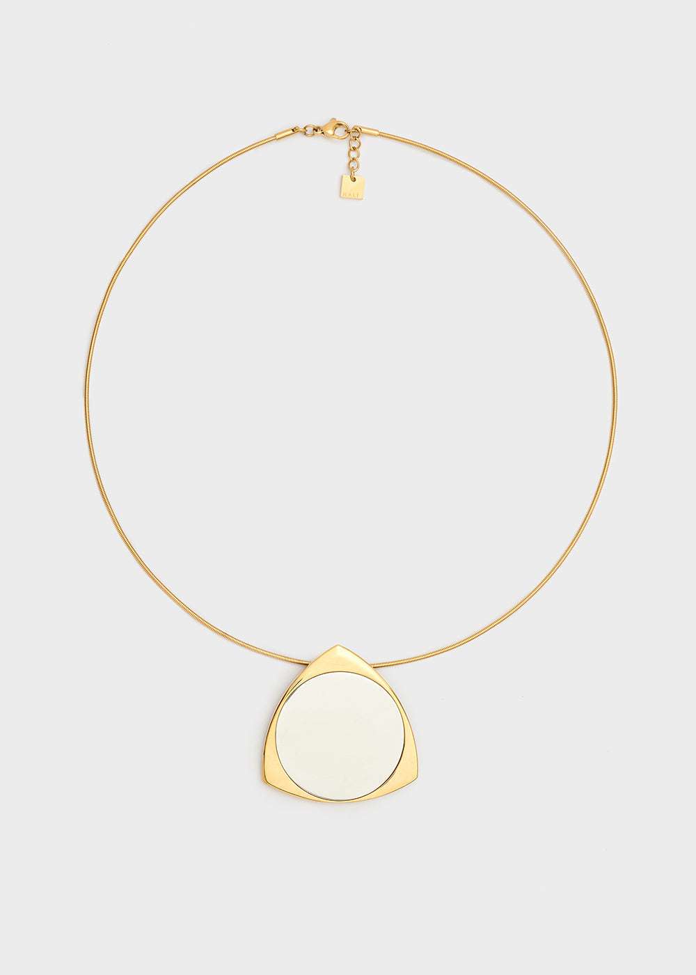 COLLANA RIGIDA TRIANGOL ACC.INO.PLA.ORO 18 NALÍ