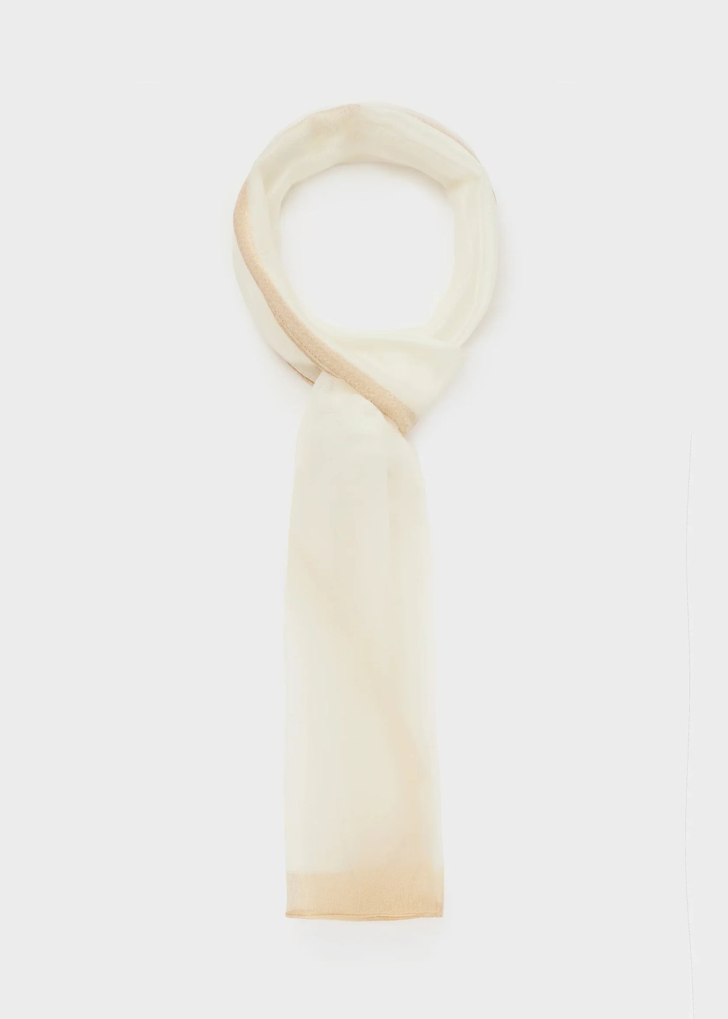 FOULARD LAILA IN ORGANZA BIANCO NALÍ