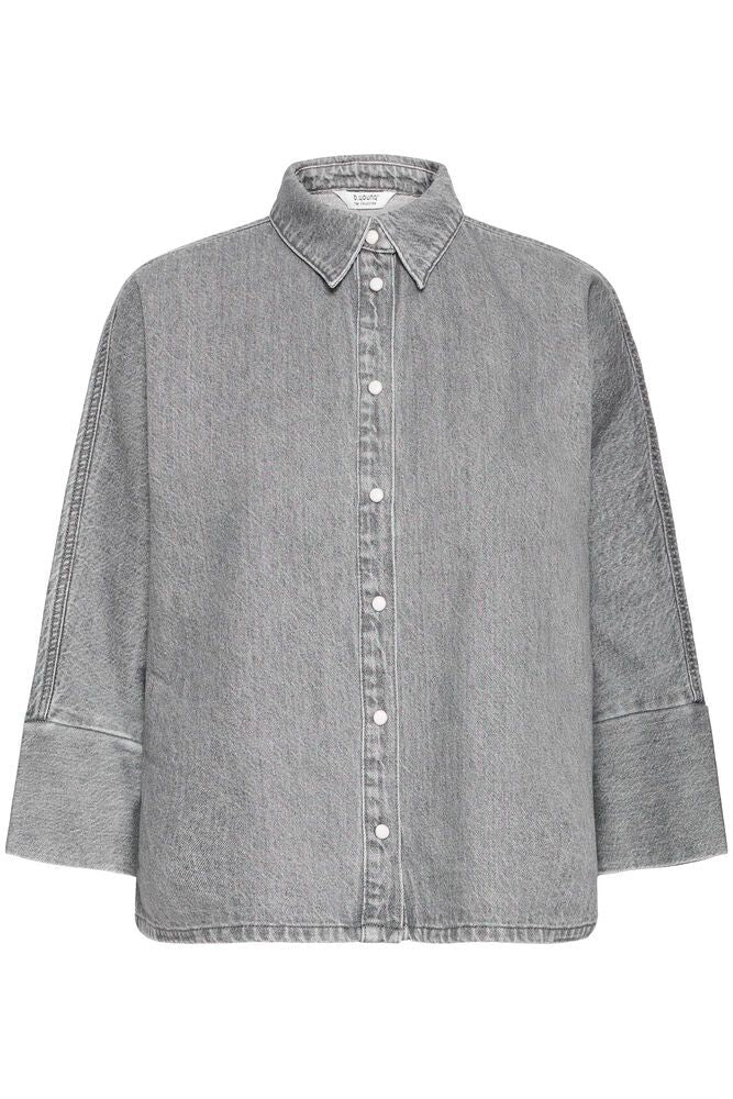 CAMICIA DENIM GRIGIO BYKIMU SHIRT B.YOUNG