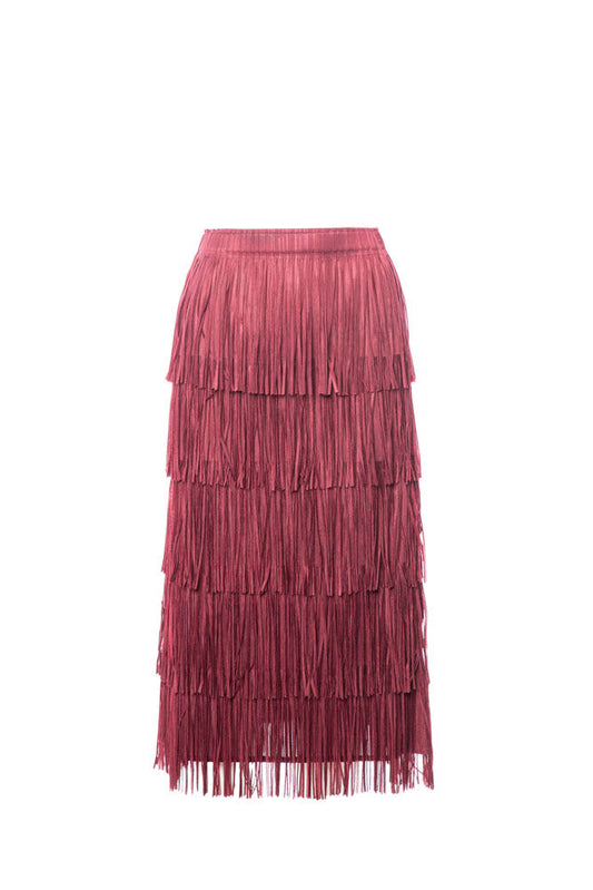 GONNA LUNGA FRINGES ANONYME DESIGNES