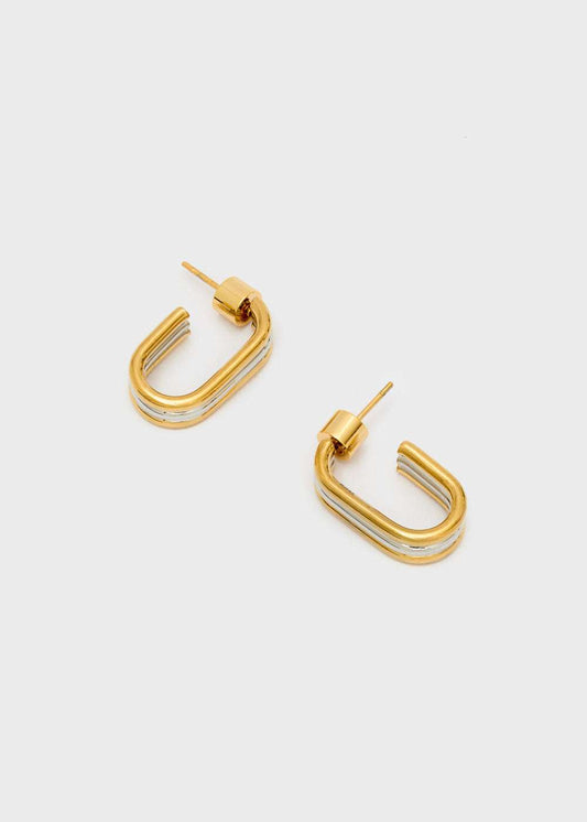 ORECCHINI OVALI APERTI ACC.INO. ORO MIX NALÍ