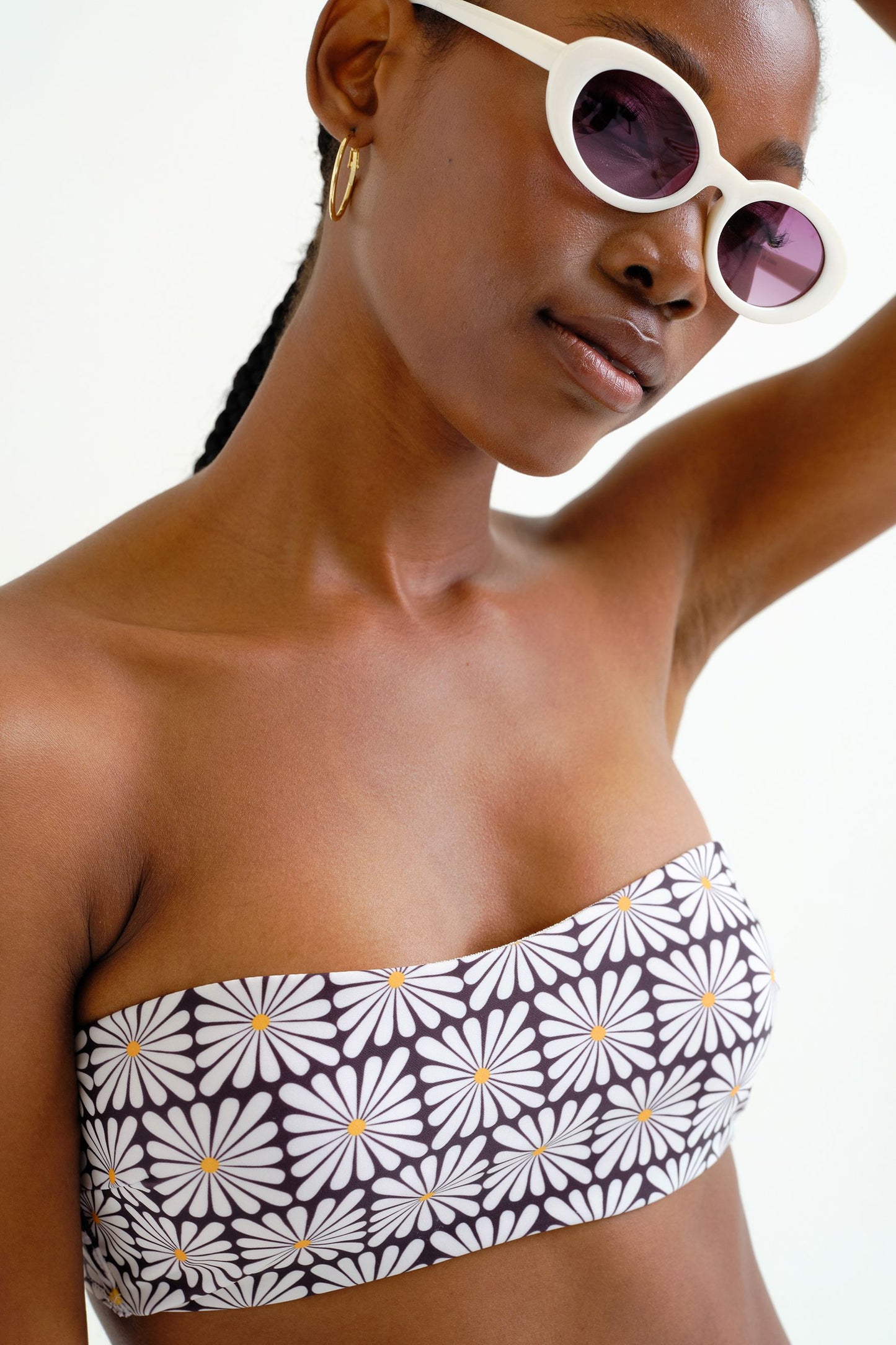 BIKINI STAMPA OLIVE FLOWER BLACK COMPANIA FANTASTICA