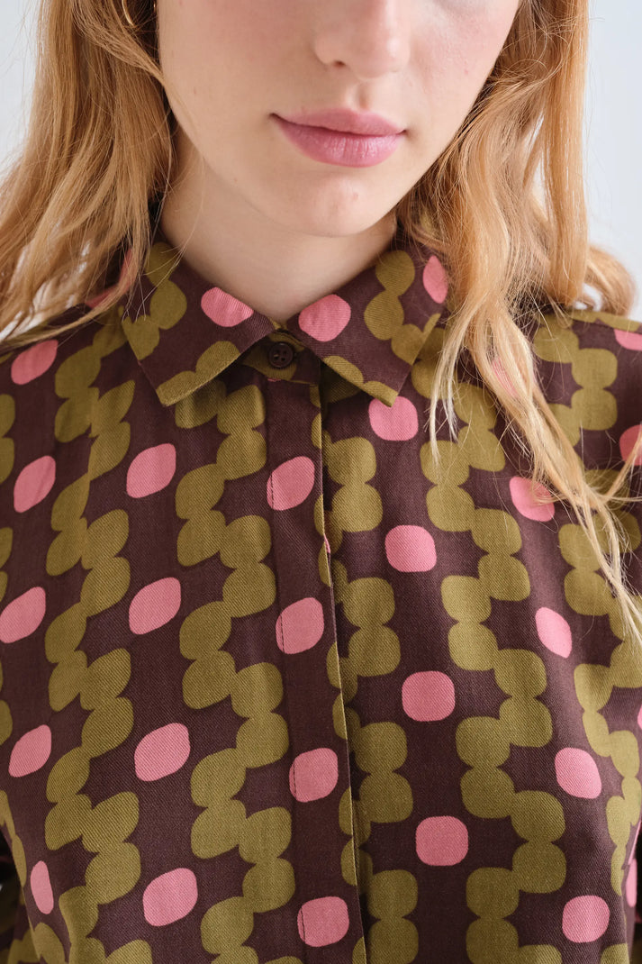 CAMICIA CON STAMPA ABERDEEN 63C/43007 COMPANIA FANTASTICA