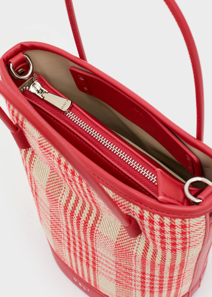 BORSA KASIA BUCKET A MANO ROSSO NALÌ