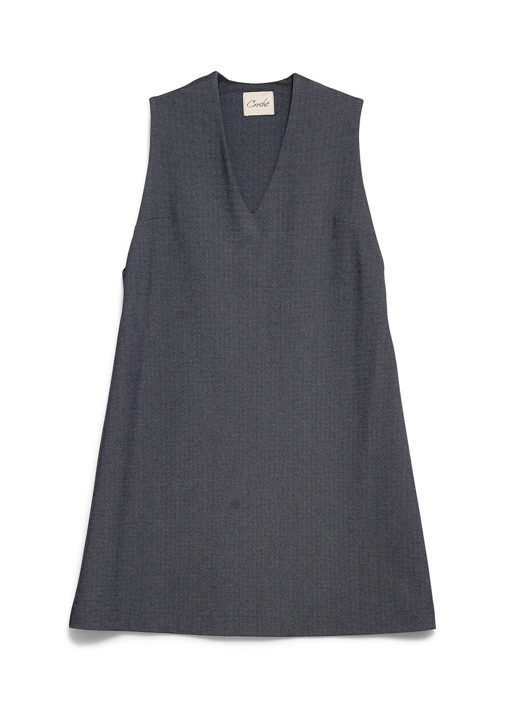 ABITO SMANICATO PUNTO MILANO DIAGONALE CROCHÈ