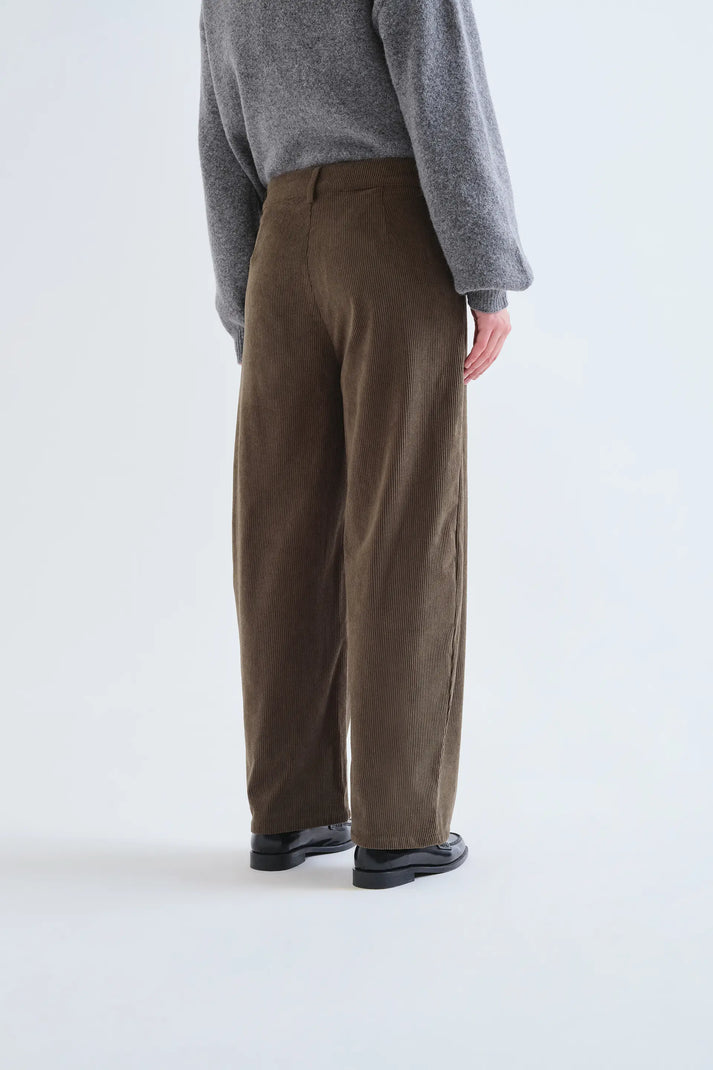 PANTALONE VELLUTO A COSTE VERDE SCURO 63C/11003 COMPANIA FANTASTICA