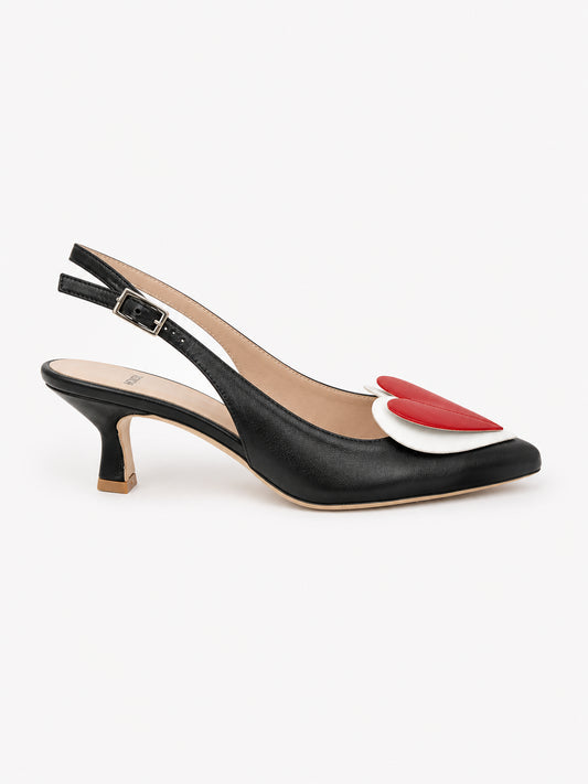 SLINGBACK NINA  CUORE ROSSO MONDIÈ