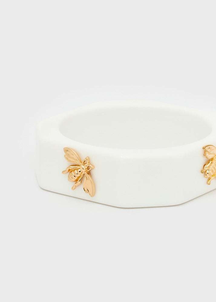 BRACCIALE BEE RIGIDO OFFWHITE NALÍ