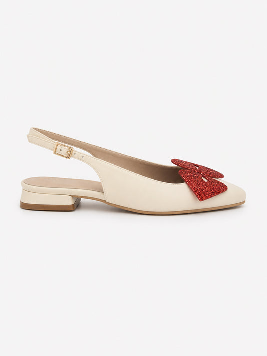 SLINGBACK BRITT BOCCA GLITTER ROSSA MONDIÈ