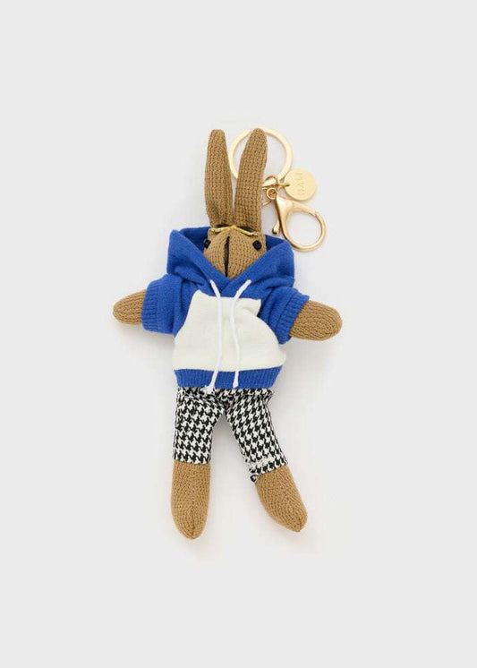 PORTACHIAVE/CHARMS BUNNY FELPA BLU NALÍ