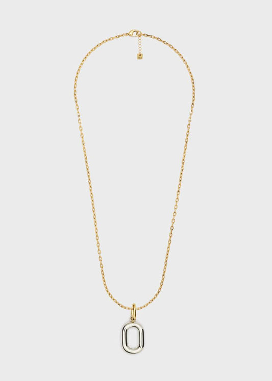 COLLANA LETTERING SMALL O ORO/ARGENTO NALÌ