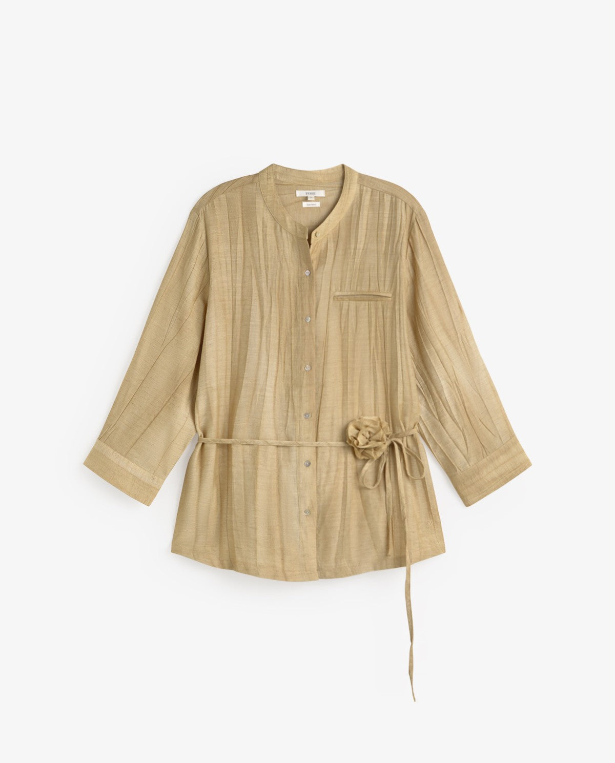 CAMICIA CON EFFETTO SCREMATO YERSE