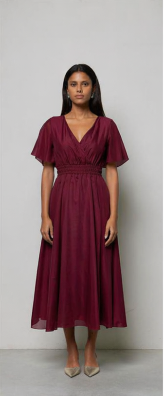 ABITO LUNGO INCROCIO RUGGINE KAOS