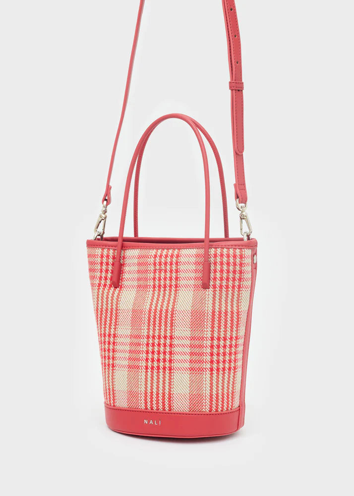 BORSA KASIA BUCKET A MANO ROSSO NALÌ