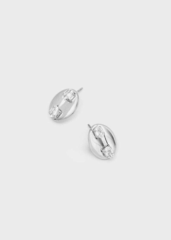 ORECCHINI BUTTONS A LOBO CON PIETRE ARGENTO NALÍ