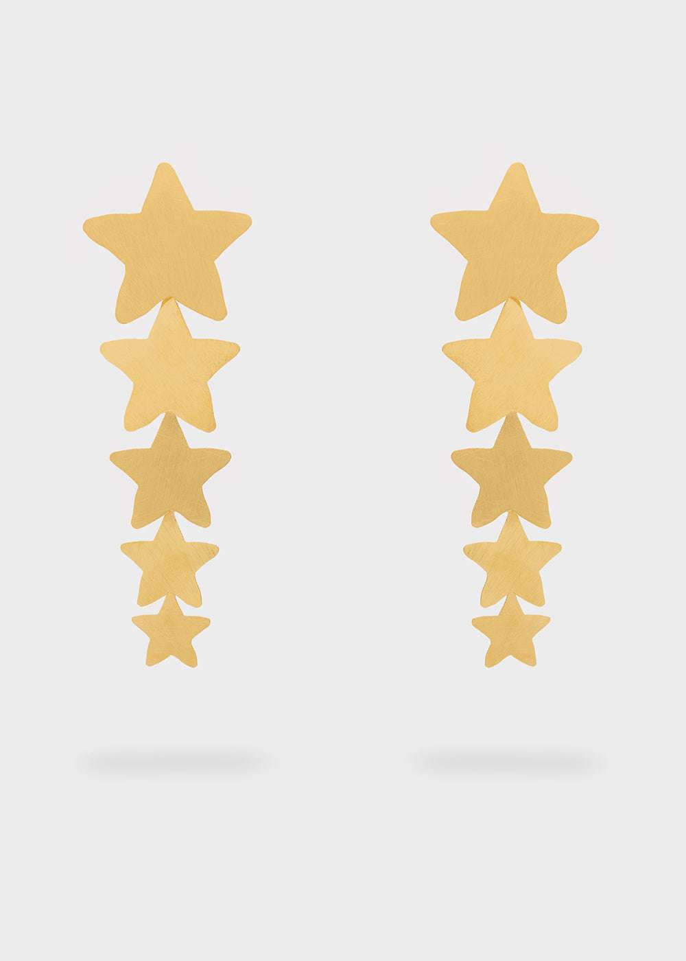 ORECCHINI LUNGHI PENDENTI STELLE ORO NALÍ
