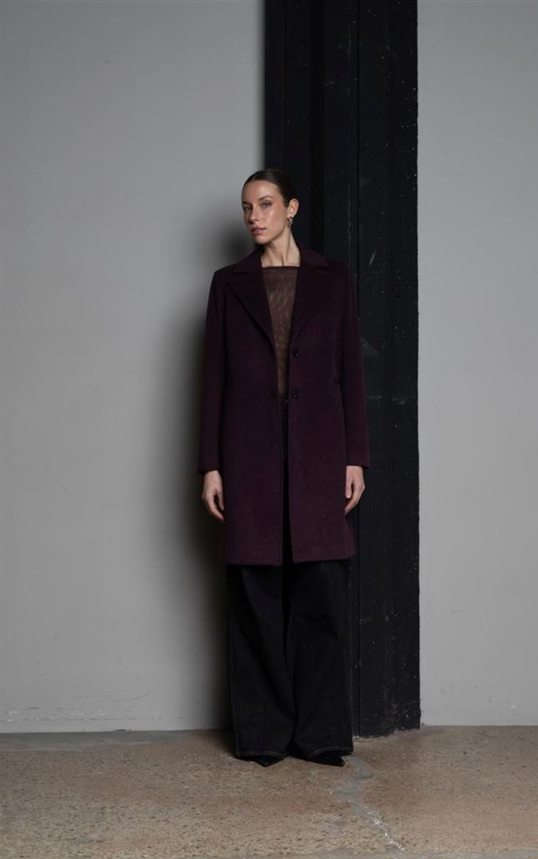CAPPOTTO MONOPETTOPETTO A DUE BOTTONI BROWNBERRY KAOS JEANS