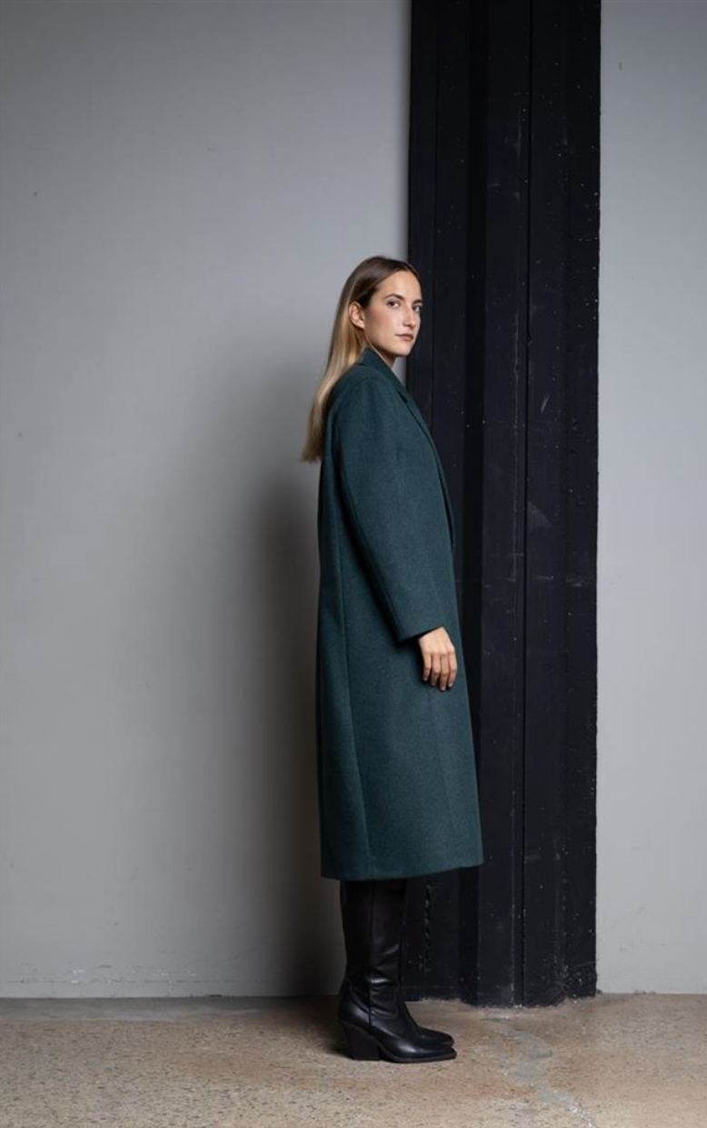 CAPPOTTO LUNGO OVER MONOPETTOPETTO A UNBOTTONE AVIO KAOS JEANS