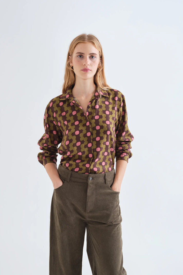 CAMICIA CON STAMPA ABERDEEN 63C/43007 COMPANIA FANTASTICA