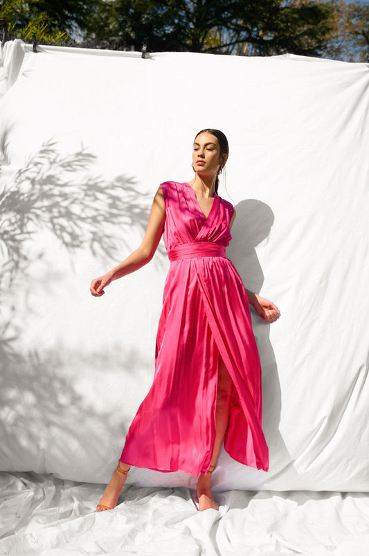 ABITO VISCOSA FUXIA KAOS