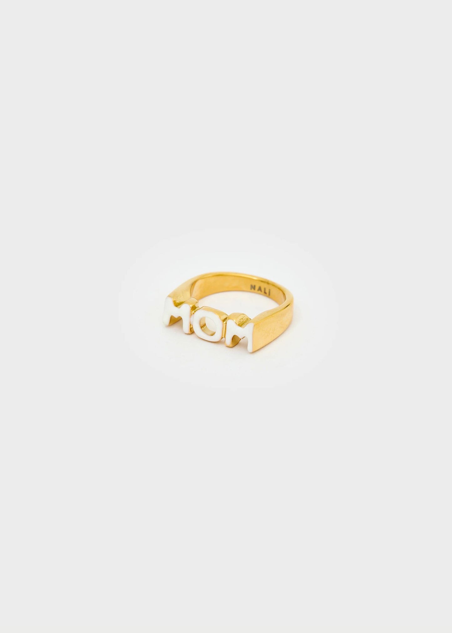 ANELLO MOM SMALTATO BIANCO NALÍ