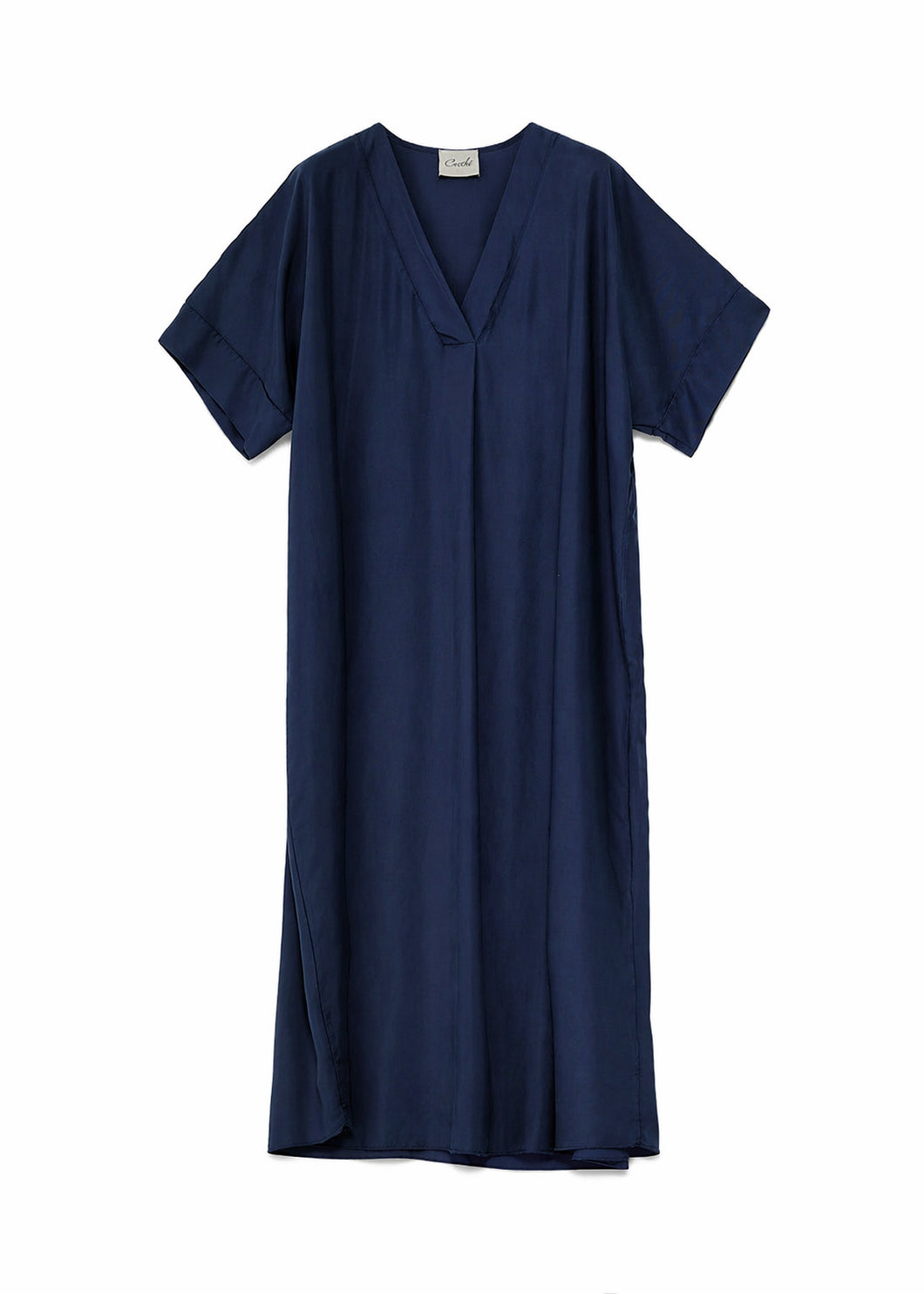 ABITO SCOLLO A V TENCEL CROCHÈ