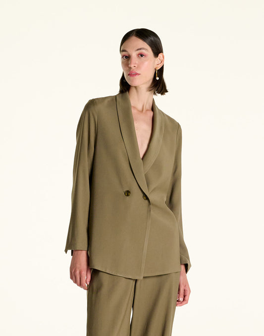 BLAZER DOPPIOPETTO TENCEL CROCHÈ