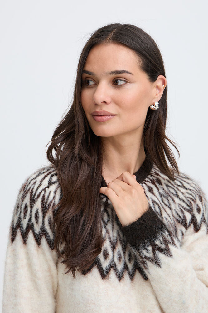 MAGLIA NORVEGESE BIRCH JAVA FAIR ISLAND BYMILOU B.YOUNG