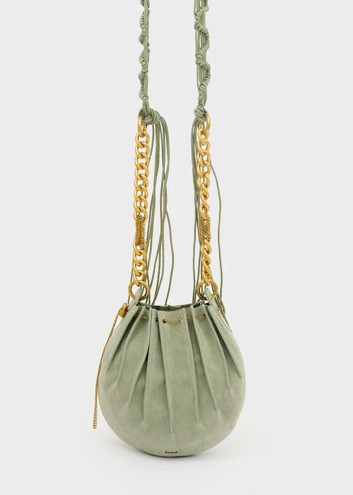 BORSA EVISSA SMALL + TRACOLLA VERDE NALÌ