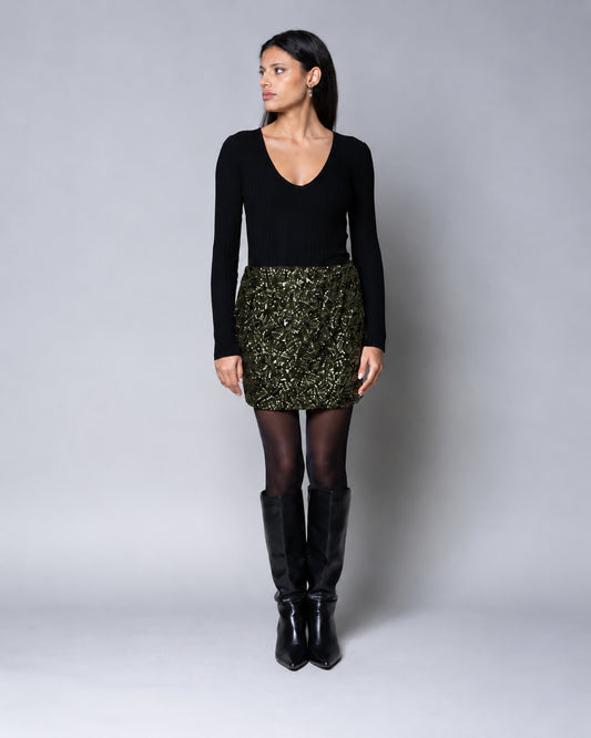 MINIGONNA DI PAILLETTES FOREST KAOS