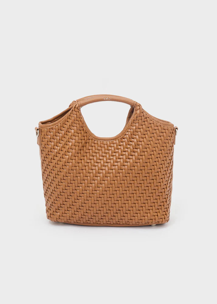 BORSA CAMBRIDGE A MANO+TRACOLLA MARRONE NALÌ