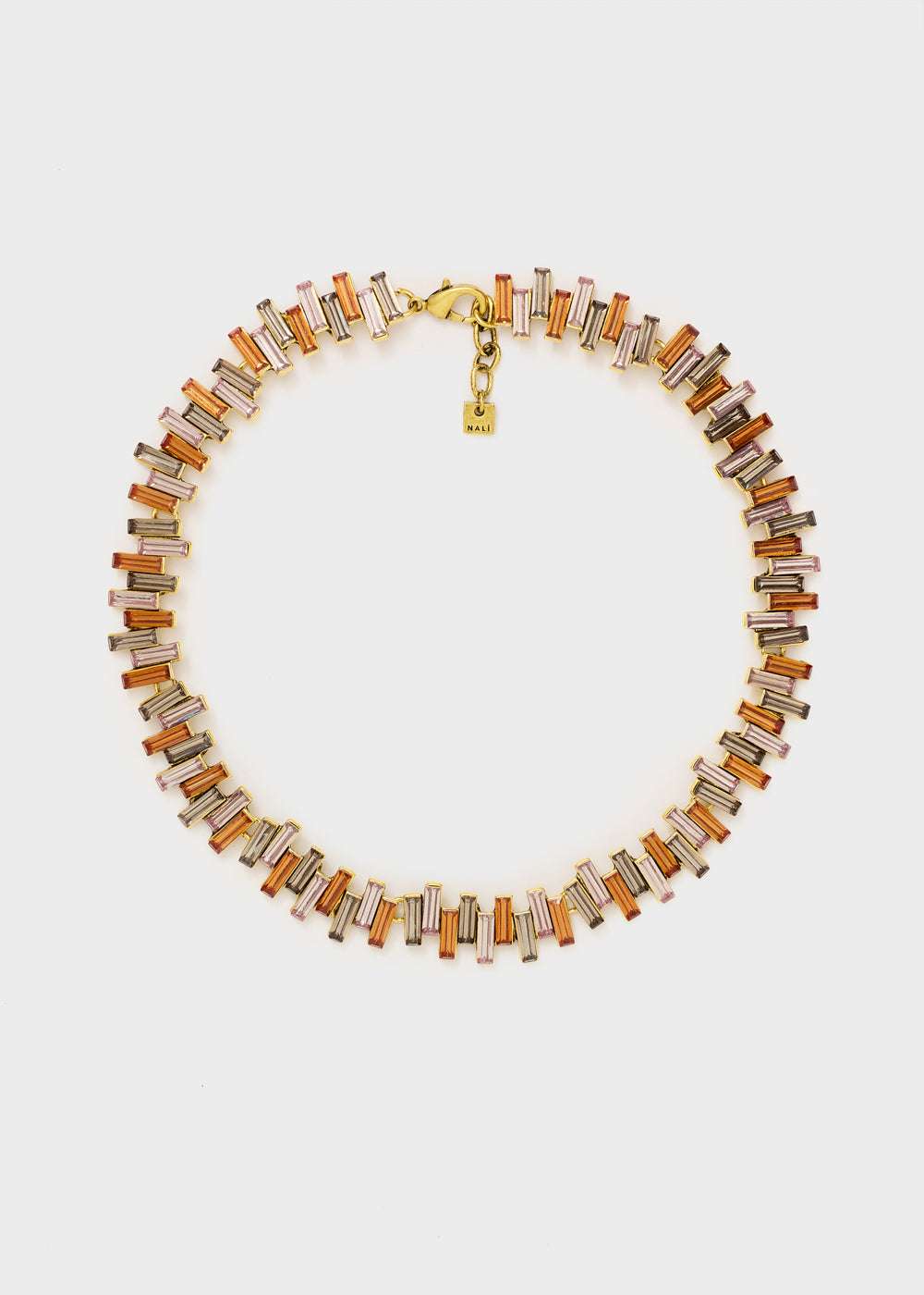 COLLANA NORA GIROCOLLO CON PIETRE ORO NALÌ