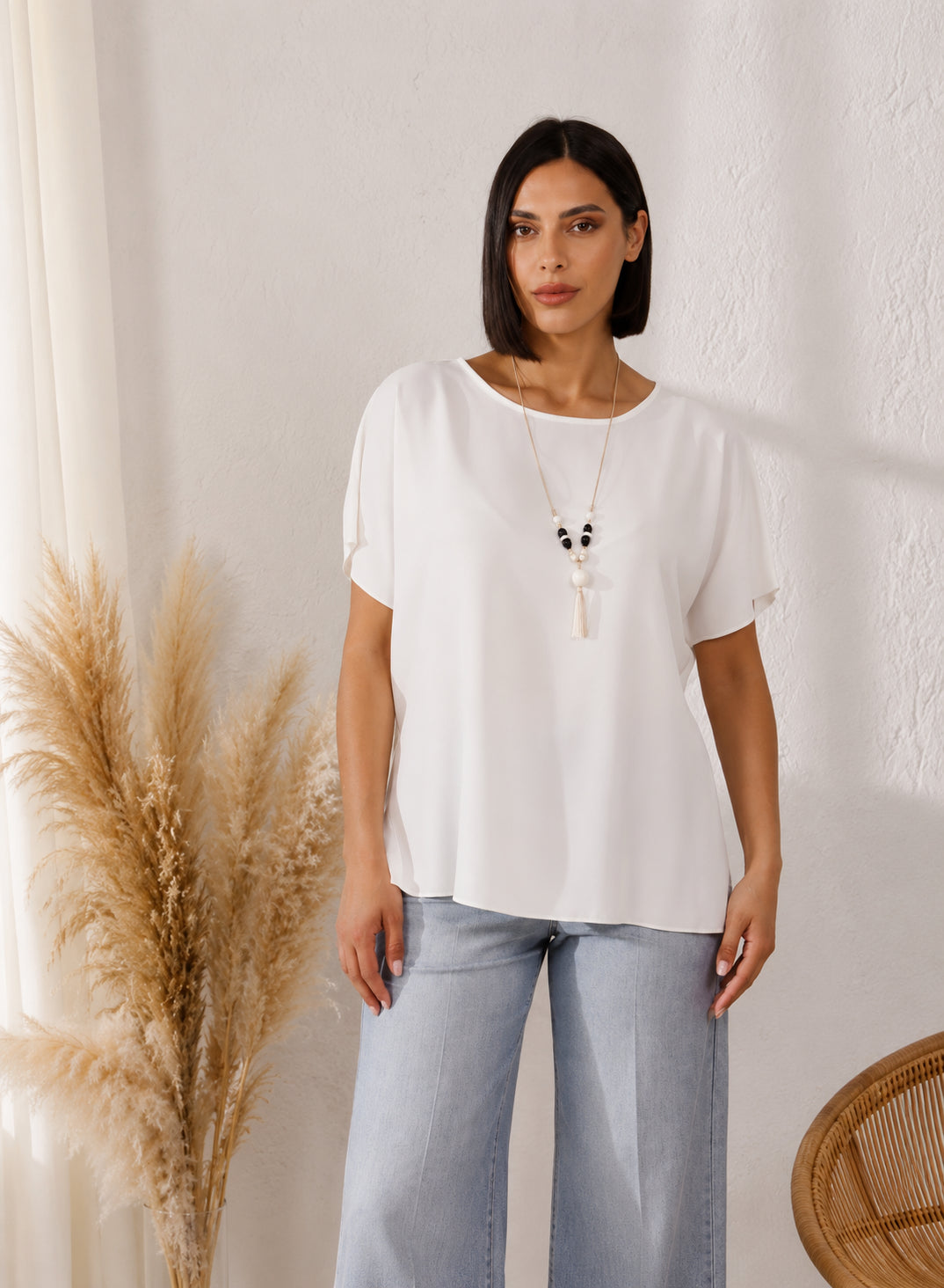 Blusa  Morbida Maniche Scese LIZALÙ