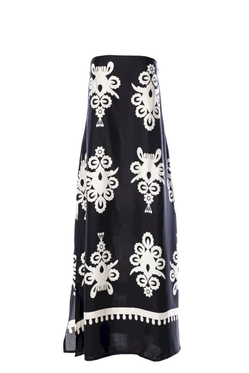 ABITO A  FASCIA MEANDER BLACK ANONYME DESIGNERS