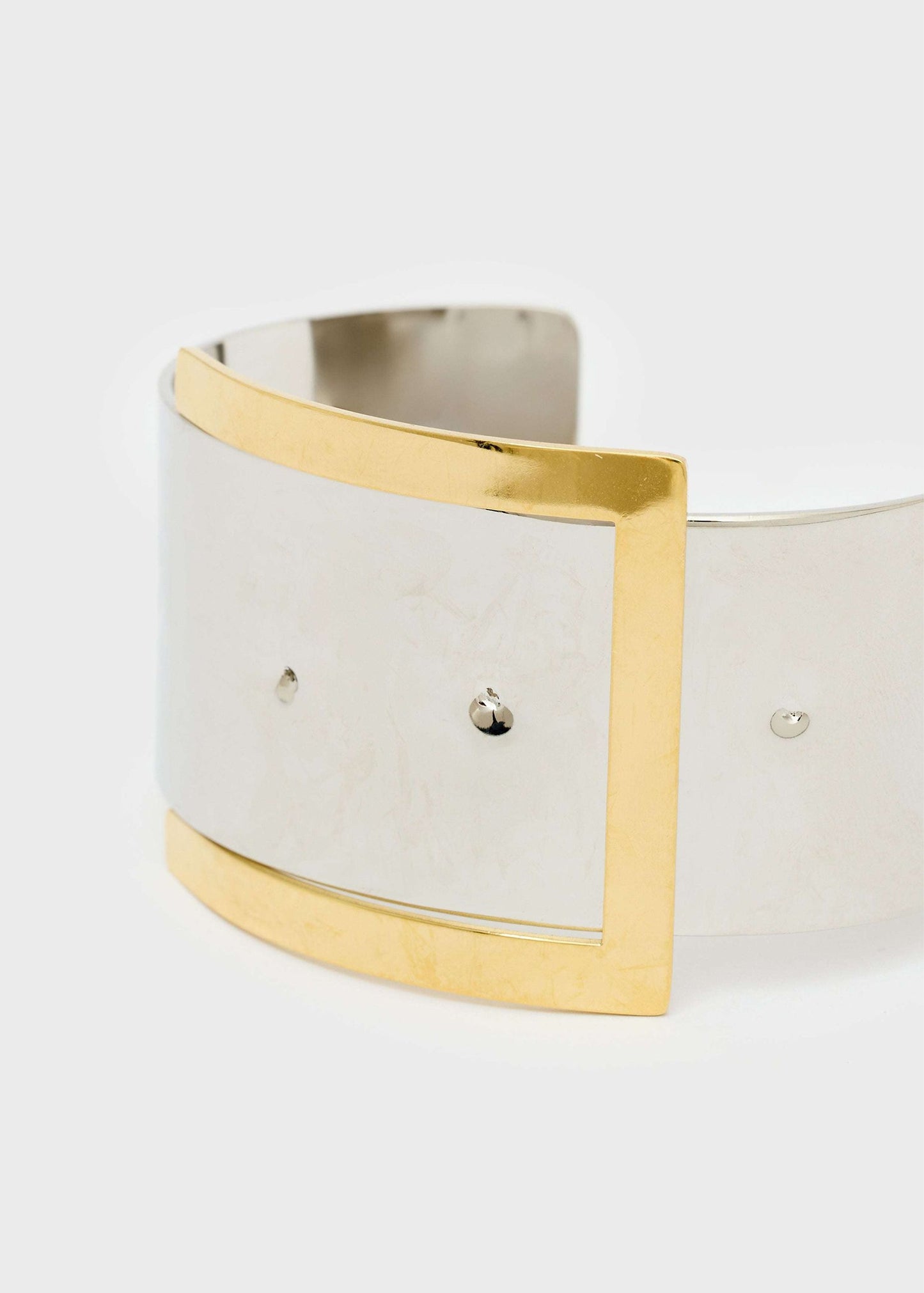 BRACCIALE RIGIDO CON FIBBIA ORO\ARGENTO NALÍ
