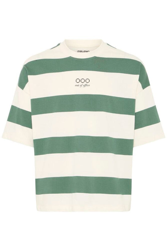 BHKAVEH STRIPE S/S TEE BLEND HE