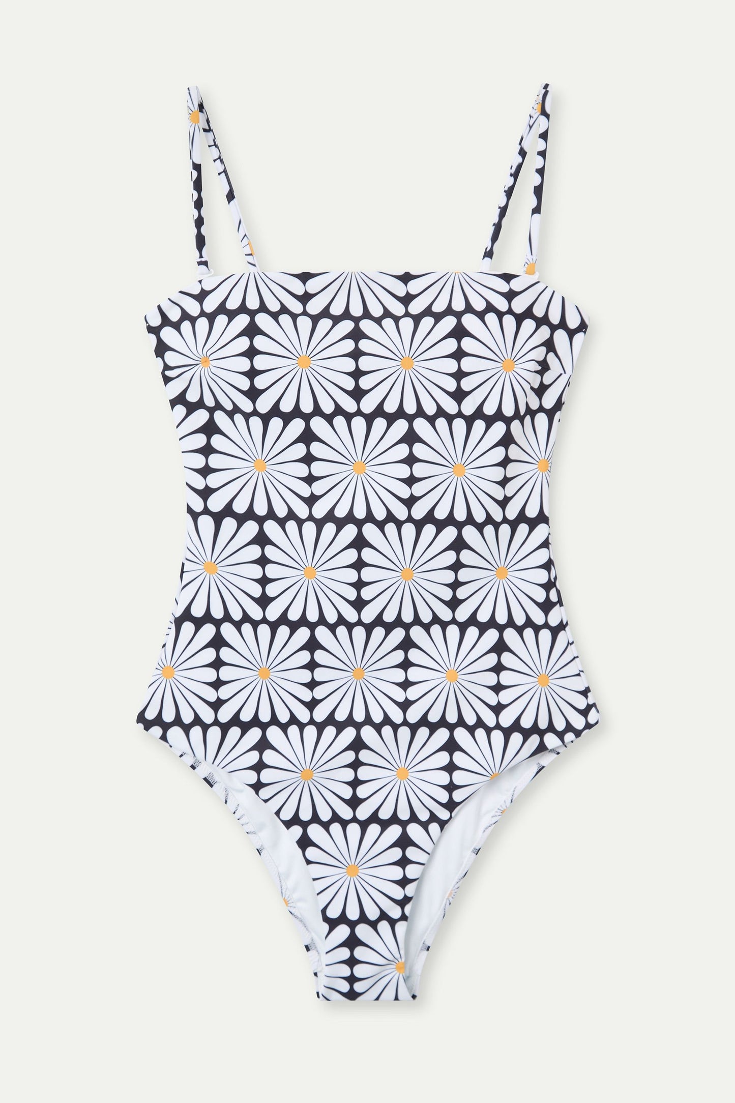 COSTUME DA BAGNO OLIVE FLOWER BLACK