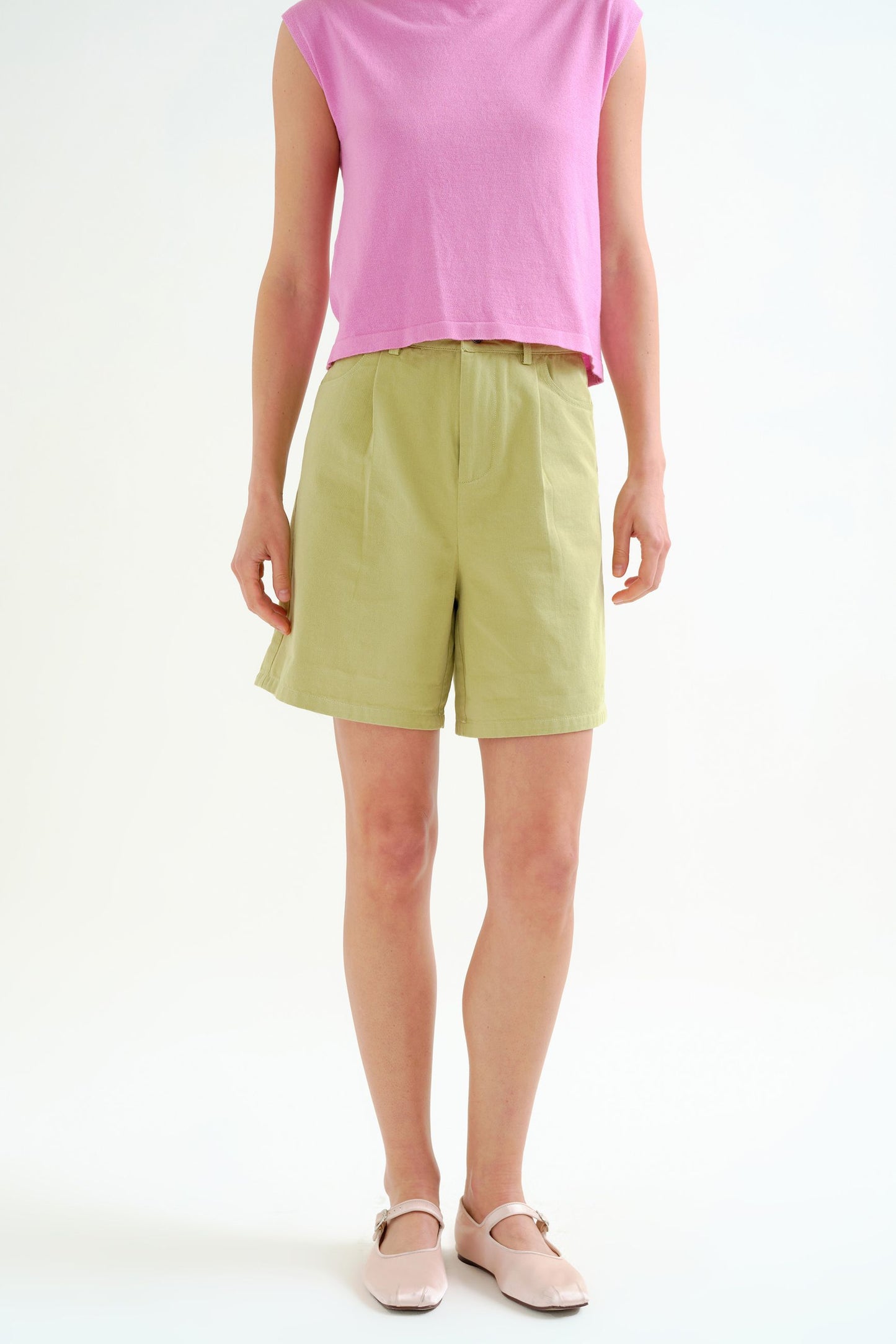 Pantaloncini verdi cotone COMPANIA FANTASTICA