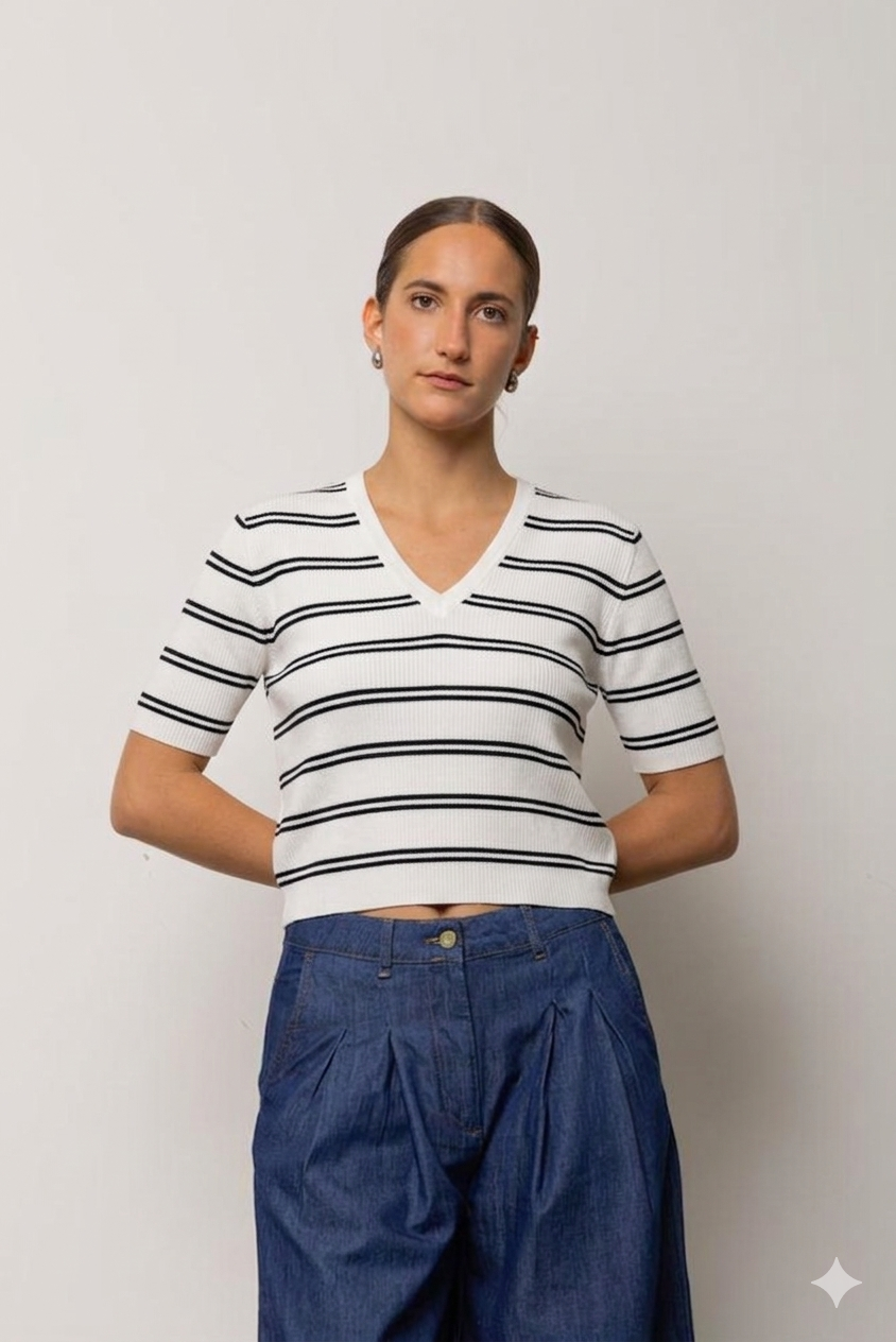 Maglia a Righe Kaos Jeans