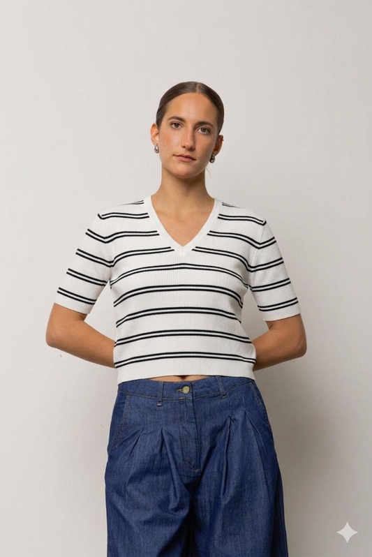 Maglia a Righe Kaos Jeans