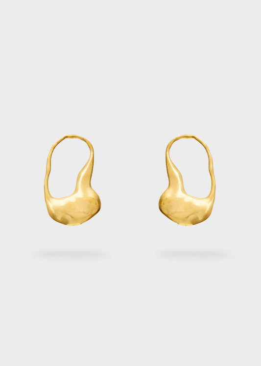 ORECCHINI PENDENTI ASTRATTI ORO NALÍ