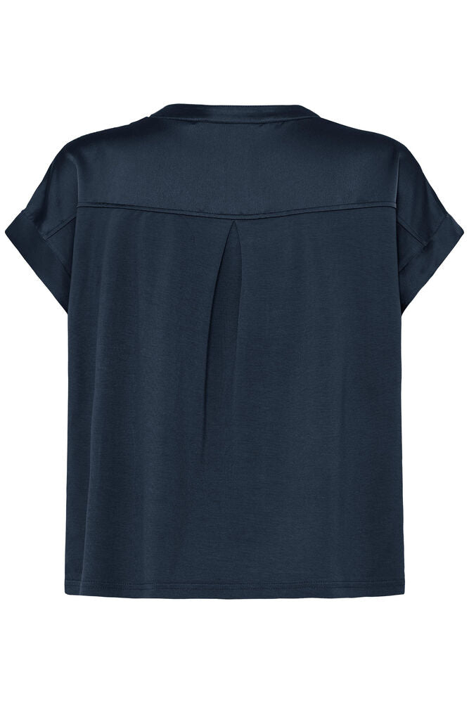 T-SHIRT SCOLLO V  BYSELITA DARK SAPPHIRE B.YOUNG