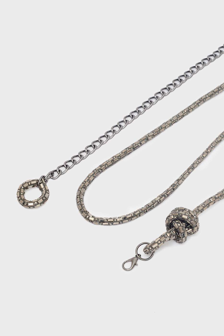 CINTURA IRIS REGOLABILE PIETRE EMATITE NALÌ