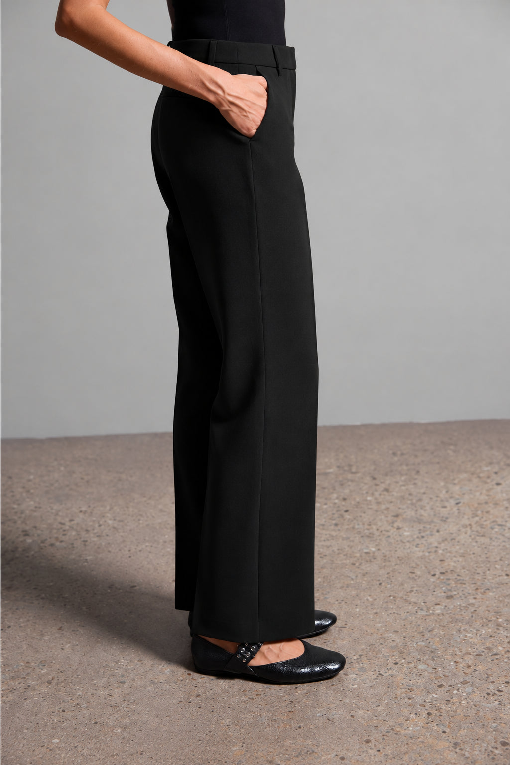 PANTALONI LINEA SLIM NERO KAOS JEANS
