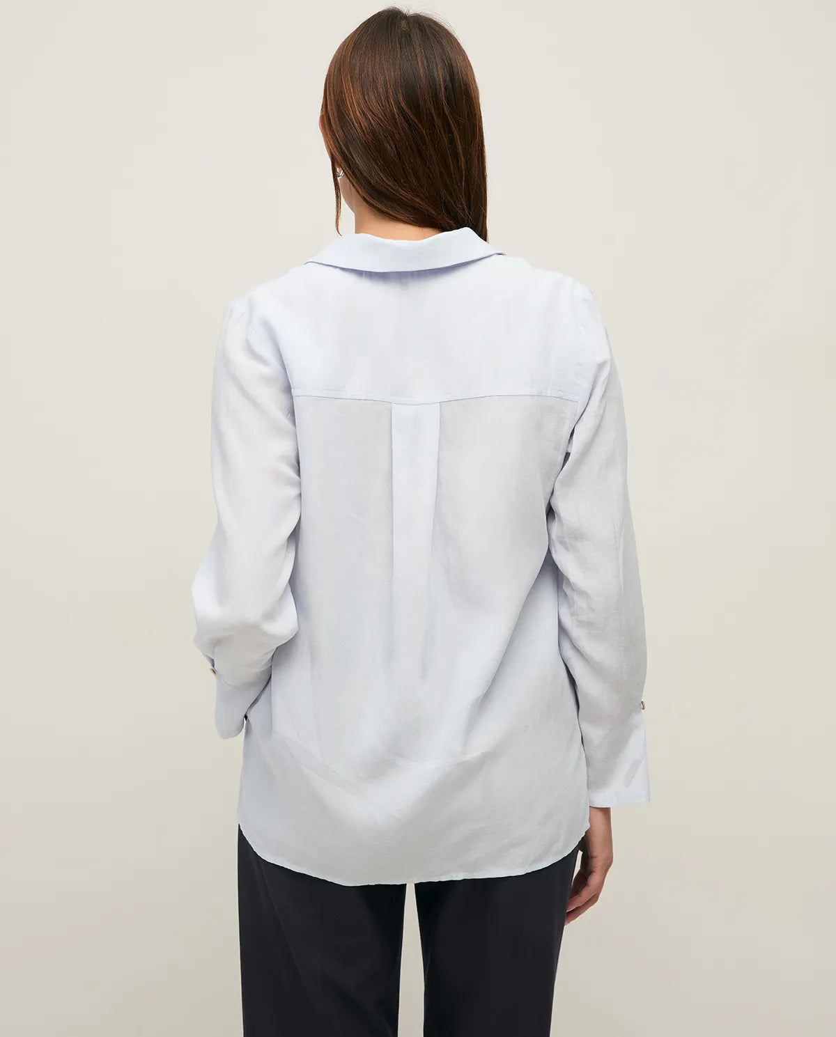 CAMICIA MISTO LINO E TENCEL BIANCA YERSE